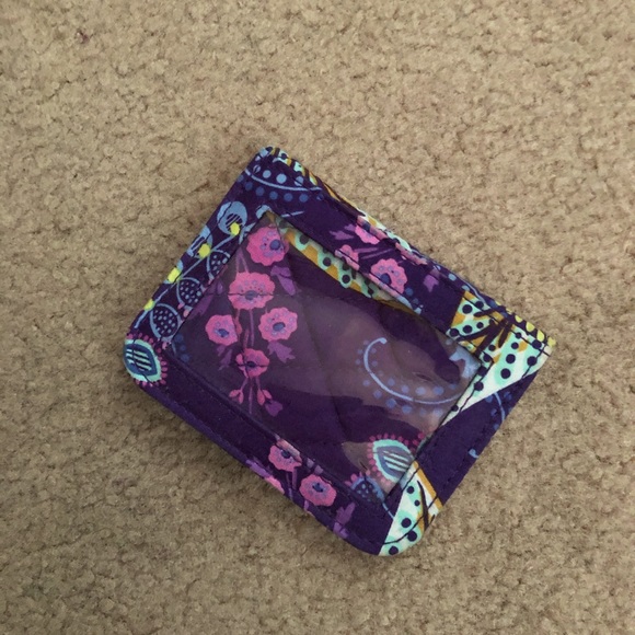 Small purple Vera Bradley wallet - Picture 1 of 5